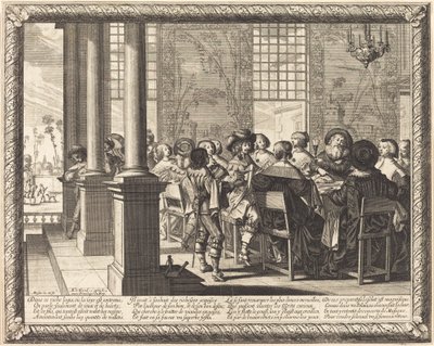 La festa per il ritorno del figliol prodigo da Abraham Bosse