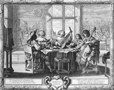 I Cinque Sensi - Udito da Abraham Bosse