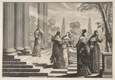 Le vergini stolte respinte, ca. 1635 da Abraham Bosse