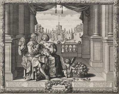 Le quattro stagioni: Primavera, 1635 da Abraham Bosse