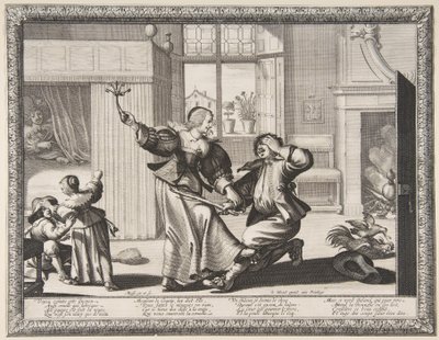 La moglie picchiatrice da Abraham Bosse