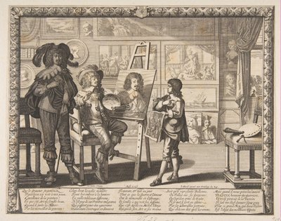 Il pittore, ca. 1642 da Abraham Bosse