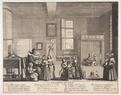La maestra di scuola da Abraham Bosse