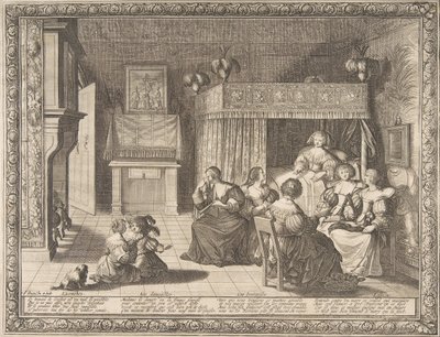 Visita alla nuova madre da Abraham Bosse