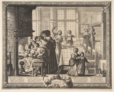 Inverno, ca. 1637 da Abraham Bosse