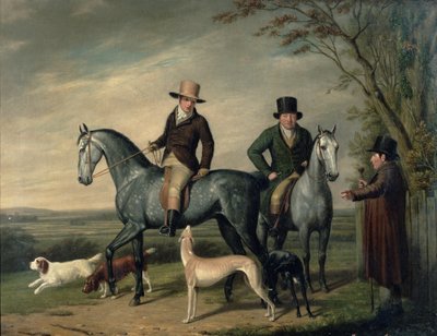 Due Gentiluomini su Cacciatori Grigi da Abraham Cooper