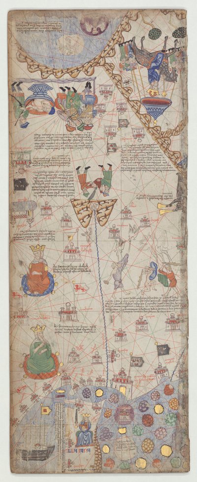 Atlante catalano, Foglio 11 da Abraham Cresques