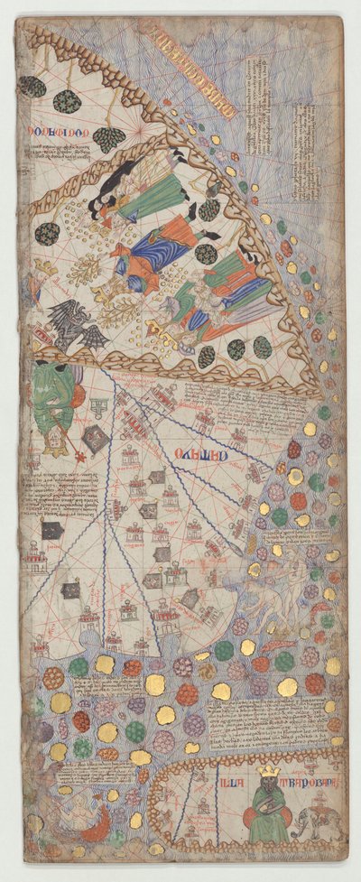 Atlante catalano, Foglio 12 da Abraham Cresques