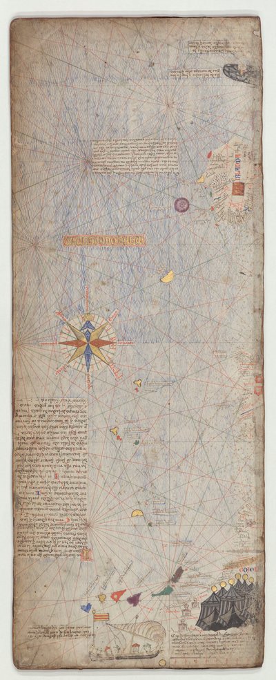 Atlante Catalano, Foglio 5, 1375 da Abraham Cresques
