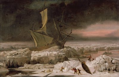 Avventura artica, o Una nave in pericolo al largo della Groenlandia, c.1677 da Abraham Danielsz. Hondius