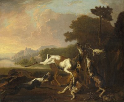 La caccia al cervo da Abraham Danielsz. Hondius