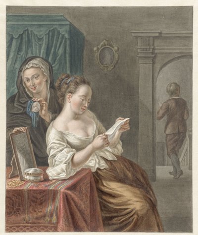 La lettrice di lettere da Abraham Delfos