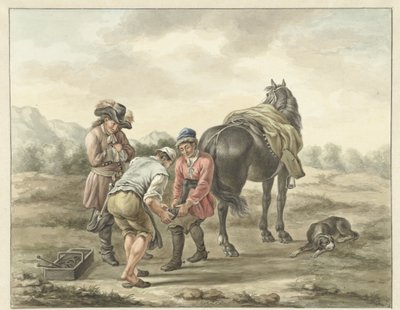 Maniscalco in un paesaggio da Abraham Delfos