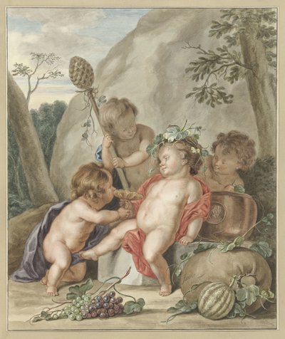 Baccanale dei bambini da Abraham Delfos