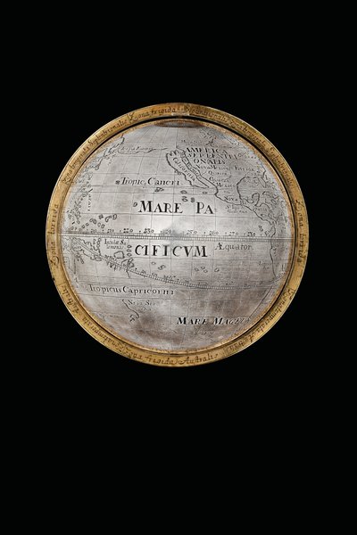 Due globi terrestri e celesti eccezionali, sostenuti da Ercole e Atlante, Augusta, 1697-99 da Abraham Drentwett