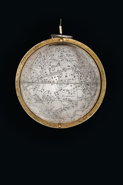 Due globi terrestri e celesti eccezionali, sostenuti da Ercole e Atlante, Augusta, 1697-99 da Abraham Drentwett