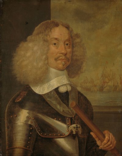 Ritratto di Jacob Baron van Wassenaer, Signore di Obdam, Luogotenente Ammiraglio di Olanda e Frisia Occidentale da Abraham Evertsz. van Westerveld