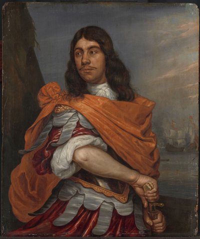 Ritratto del Tenente-Ammiraglio Cornelis Tromp in Costume Romano da Abraham Evertsz. van Westerveld