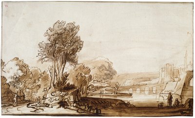 Un ingresso al castello, XVII secolo da Abraham Furnerius
