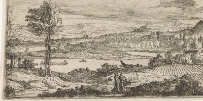 Paesaggio con fiume da Abraham Genoels