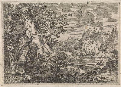 Strada attraverso una roccia da Abraham Genoels