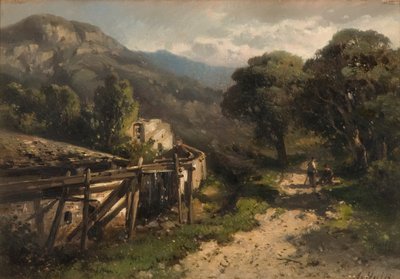 Paesaggio e mulino da Abraham Hulk