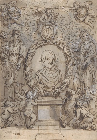 Progetto per una Pagina del Titolo, 17° secolo da Abraham Jansz van Diepenbeeck