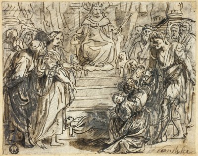Giudizio di Salomone da Abraham Jansz. van Diepenbeeck