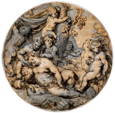 Bacco dormiente, XVII secolo da Abraham Jansz van Diepenbeeck