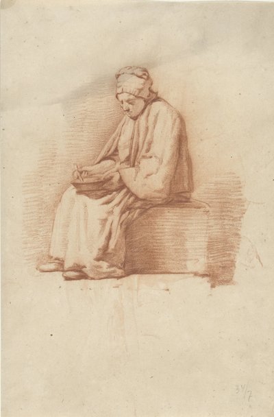 Donna seduta da Abraham Johannes Ruytenschildt