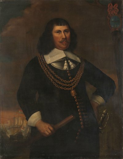 Pieter Florisz (ca. 1605-58), Viceammiraglio del Distretto Settentrionale da Abraham Liedts (copy after)