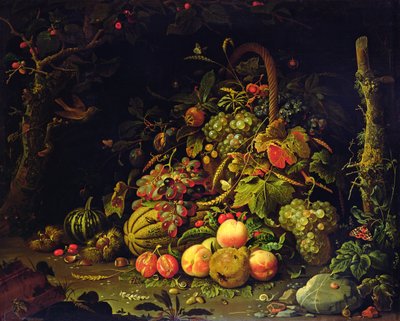 Cesto di frutta da Abraham Mignon