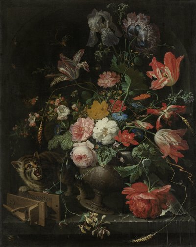 Il Bouquet Rovesciato da Abraham Mignon