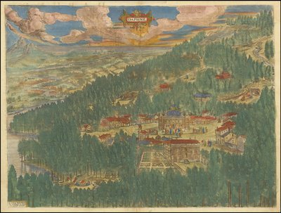1624 veduta immaginaria di Dafne ad Antiochia di Abraham Ortelius da Abraham Ortelius
