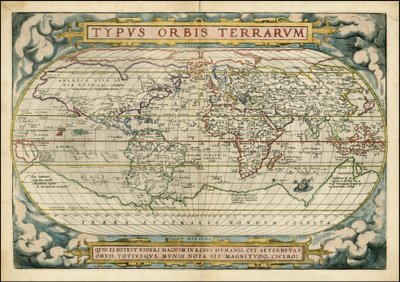 Abraham Ortelius Orbis Terrarum PubblicazioneAntwerp 1572 da Abraham Ortelius