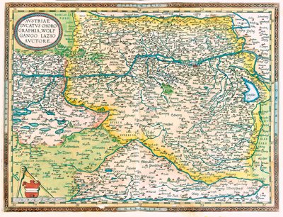 Austria orientale da Abraham Ortelius