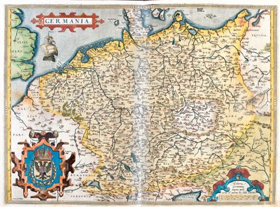 Francia (Regione: Alta Normandia, Piccardia, Nord-Pas de Calais, Ile-de-France, Champagne-Ardenne, Lorena, Alsazia, Borgogna, Franca Contea, Rodano-Alpi), Belgio, Paesi Bassi, Lussemburgo, Germania, Polonia (Voivodato: Pomerania occidentale, Pomerania, Lub da Abraham Ortelius