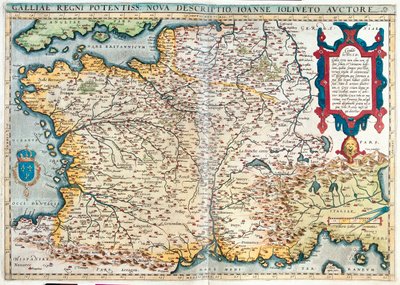 Francia da Abraham Ortelius