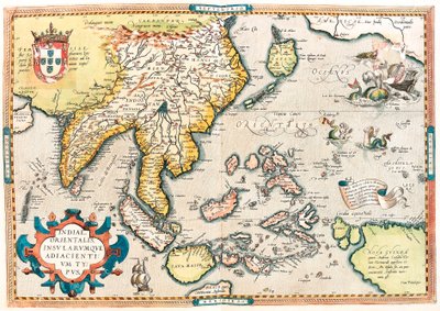 Indiae Orientalis Insularumque Adiacientium Typus. Mappa geografica dell