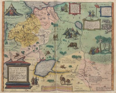 Mappa della Russia Da: Theatrum Orbis Terrarum, 1573 da Abraham Ortelius
