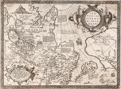 Mappa della Russia Da: Theatrum Orbis Terrarum, 1598 da Abraham Ortelius