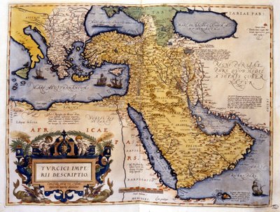 Impero Ottomano nel 1588. Atlante di Abraham Ortelius da Abraham Ortelius