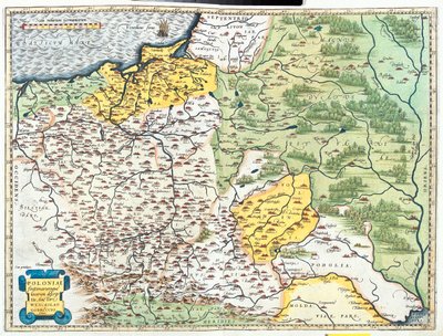 Polonia, Lituania (Contee: Klaipèda, Tauragè, Kaunas, Vilnius, Utena, Marijampolè, Alytus), Bielorussia (gran parte, eccetto la regione di Vitebsk settentrionale), Russia sudoccidentale, Ucraina occidentale, Moldavia settentrionale, Slovacchia (Regione: il da Abraham Ortelius