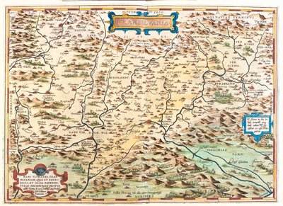 Romania da Abraham Ortelius