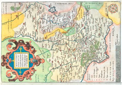 Stato: Renania Settentrionale-Vestfalia, Bassa Sassonia , Germania da Abraham Ortelius