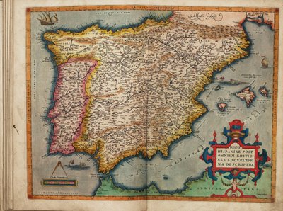 La descrizione più completa del regno di Spagna, basata su tutte le pubblicazioni da Abraham Ortelius