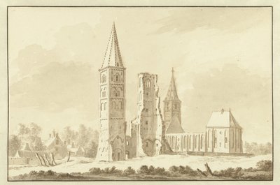 Abbazia di Egmond da Abraham Rademaker