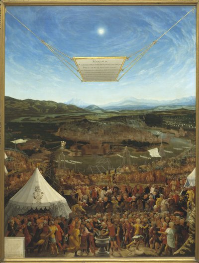 Muzio Scevola davanti a Porsenna da Abraham Schöpfer