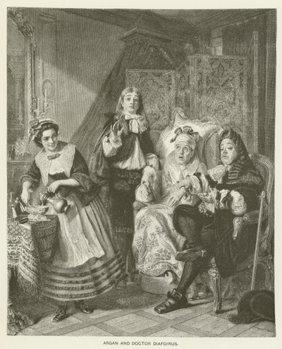 Argan e Dottor Diafoirus da Abraham Solomon