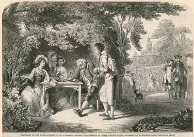 Orefice alla White Conduit House, Islington, Londra da Abraham Solomon